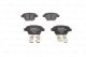BOSCH Bremsbelagsatz, Scheibenbremse 0 986 494 643