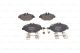 BOSCH Bremsbelagsatz, Scheibenbremse 0 986 494 647
