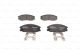 BOSCH Bremsbelagsatz, Scheibenbremse 0 986 494 650
