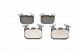 BOSCH Bremsbelagsatz, Scheibenbremse 0 986 494 701