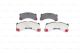 BOSCH Bremsbelagsatz, Scheibenbremse 0 986 494 757