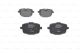 BOSCH Bremsbelagsatz, Scheibenbremse 0 986 494 759