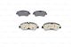 BOSCH Bremsbelagsatz, Scheibenbremse 0 986 494 796