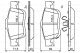 BOSCH Bremsbelagsatz, Scheibenbremse 0 986 494 801