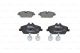 BOSCH Bremsbelagsatz, Scheibenbremse 0 986 494 813