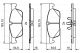 BOSCH Bremsbelagsatz, Scheibenbremse 0 986 494 818