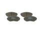 BOSCH Bremsbelagsatz, Scheibenbremse 0 986 494 855