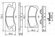 BOSCH Bremsbelagsatz, Scheibenbremse 0 986 494 878