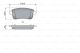 BOSCH Bremsbelagsatz, Scheibenbremse 0 986 494 978
