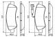 BOSCH Bremsbelagsatz, Scheibenbremse 0 986 494 994