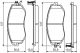 BOSCH Bremsbelagsatz, Scheibenbremse 0 986 495 125