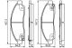 BOSCH Bremsbelagsatz, Scheibenbremse 0 986 495 159