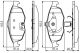 BOSCH Bremsbelagsatz, Scheibenbremse 0 986 495 161