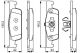BOSCH Bremsbelagsatz, Scheibenbremse 0 986 495 334