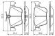 BOSCH Bremsbelagsatz, Scheibenbremse 0 986 495 346