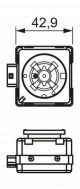 BOSCH Glühlampe, Fernscheinwerfer 1 987 302 907