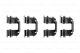 BOSCH Zubehörsatz, Scheibenbremsbelag 1 987 474 393