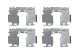 BOSCH Zubehörsatz, Scheibenbremsbelag 1 987 474 472