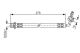 BOSCH Bremsschlauch 1 987 476 113