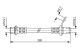 BOSCH Bremsschlauch 1 987 476 162
