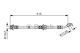 BOSCH Bremsschlauch 1 987 476 363