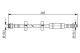 BOSCH Bremsschlauch 1 987 476 460