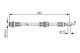 BOSCH Bremsschlauch 1 987 476 540
