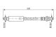 BOSCH Bremsschlauch 1 987 476 627