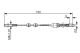 BOSCH Seilzug, Feststellbremse 1 987 477 140