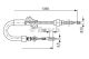 BOSCH Seilzug, Feststellbremse 1 987 477 200