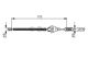 BOSCH Seilzug, Feststellbremse 1 987 477 906