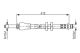 BOSCH Bremsschlauch 1 987 481 021