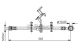 BOSCH Bremsschlauch 1 987 481 077