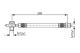 BOSCH Bremsschlauch 1 987 481 082
