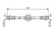 BOSCH Bremsschlauch 1 987 481 185