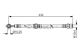 BOSCH Bremsschlauch 1 987 481 383