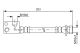 BOSCH Bremsschlauch 1 987 481 622