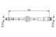 BOSCH Bremsschlauch 1 987 481 671