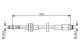 BOSCH Bremsschlauch 1 987 481 672