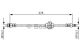 BOSCH Bremsschlauch 1 987 481 707