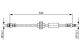 BOSCH Bremsschlauch 1 987 481 708