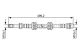 BOSCH Bremsschlauch 1 987 481 727