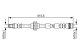BOSCH Bremsschlauch 1 987 481 733
