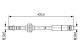BOSCH Bremsschlauch 1 987 481 739