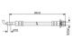 BOSCH Bremsschlauch 1 987 481 936