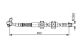 BOSCH Bremsschlauch 1 987 481 A49