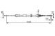 BOSCH Seilzug, Feststellbremse 1 987 482 023