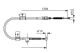 BOSCH Seilzug, Feststellbremse 1 987 482 049