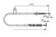 BOSCH Seilzug, Feststellbremse 1 987 482 056