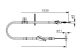 BOSCH Seilzug, Feststellbremse 1 987 482 136
